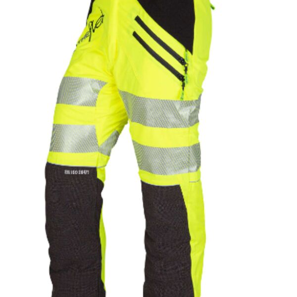 ATHV4050 Breatheflex Chainsaw Trousers Design C Class 1 - Hi Vis Yellow/Kevlar Thumbnail